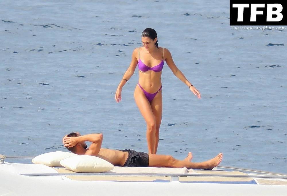 Ruben Dias Packs on the PDA with a Mysterious Scantily-Clad Woman on a Boat in Formentera - #13