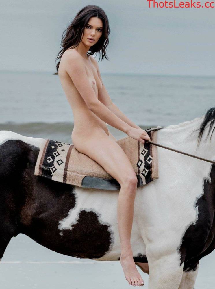 Kendall Jenner Nude Horse Riding Set Leaked - #13