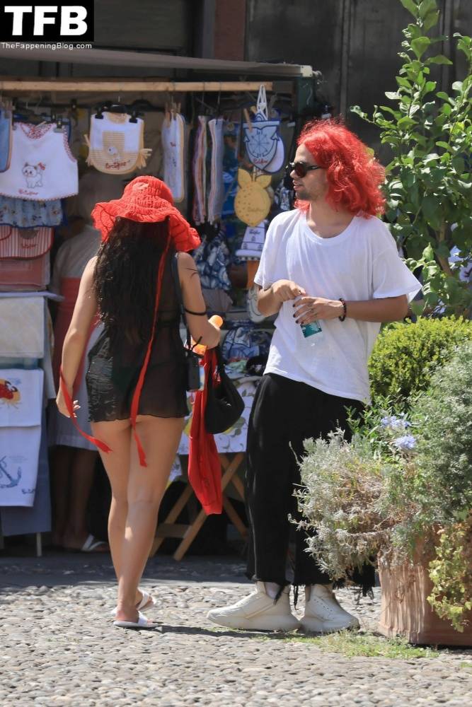 Addison Rae & Omer Fedi are Seen on Holiday in Portofino - #25