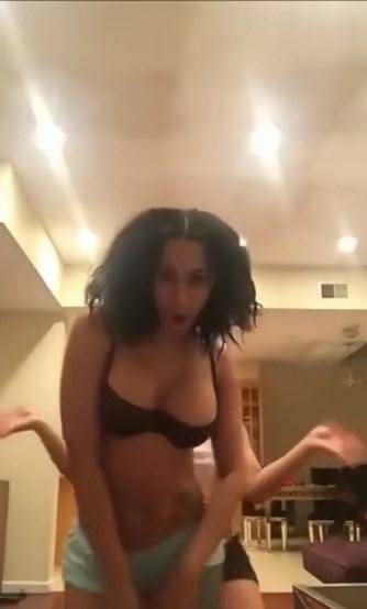 Cardi B Lesbian Boob Grab Dance Video Leaked - #2