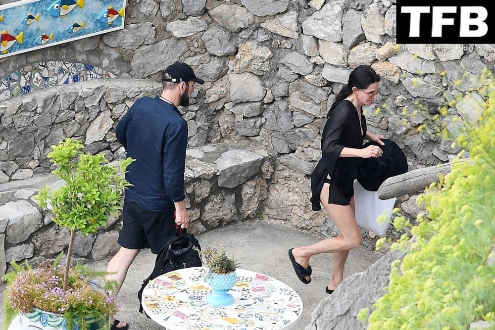 Courteney Cox Enjoys the Summer Holiday with Johnny McDaid in Positano - #27