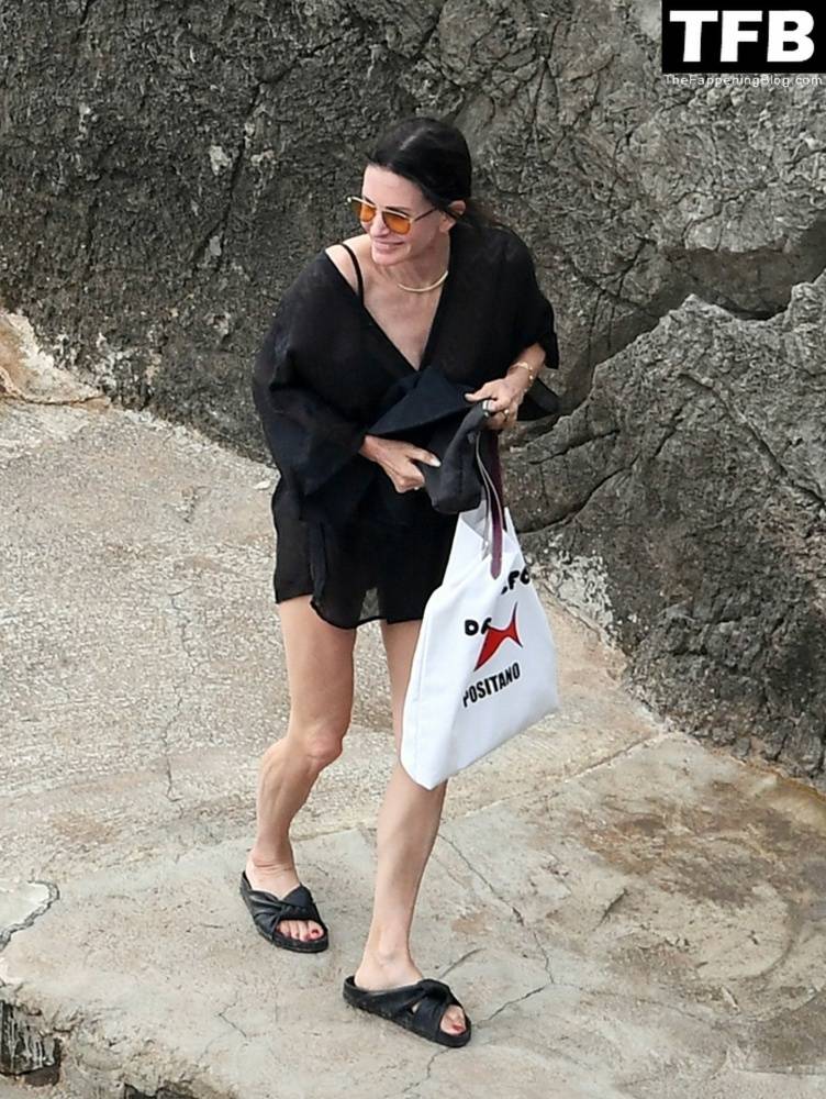 Courteney Cox Enjoys the Summer Holiday with Johnny McDaid in Positano - #47