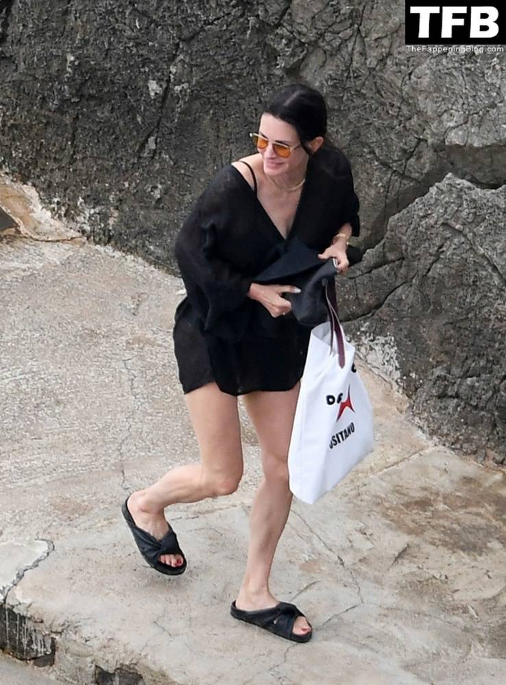 Courteney Cox Enjoys the Summer Holiday with Johnny McDaid in Positano - #21