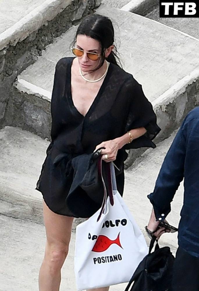 Courteney Cox Enjoys the Summer Holiday with Johnny McDaid in Positano - #7