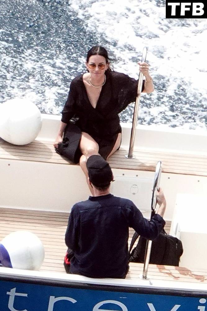 Courteney Cox Enjoys the Summer Holiday with Johnny McDaid in Positano - #53