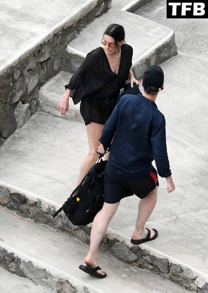 Courteney Cox Enjoys the Summer Holiday with Johnny McDaid in Positano - #29