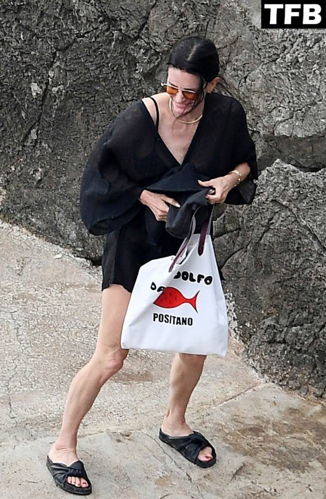 Courteney Cox Enjoys the Summer Holiday with Johnny McDaid in Positano - #41