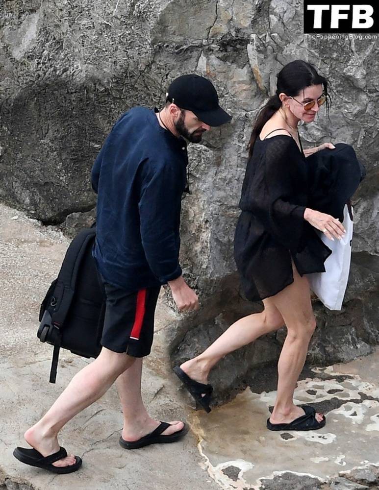 Courteney Cox Enjoys the Summer Holiday with Johnny McDaid in Positano - #9