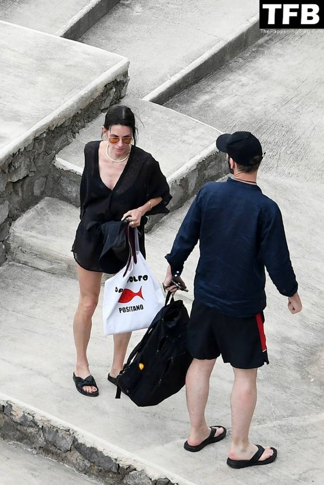 Courteney Cox Enjoys the Summer Holiday with Johnny McDaid in Positano - #46
