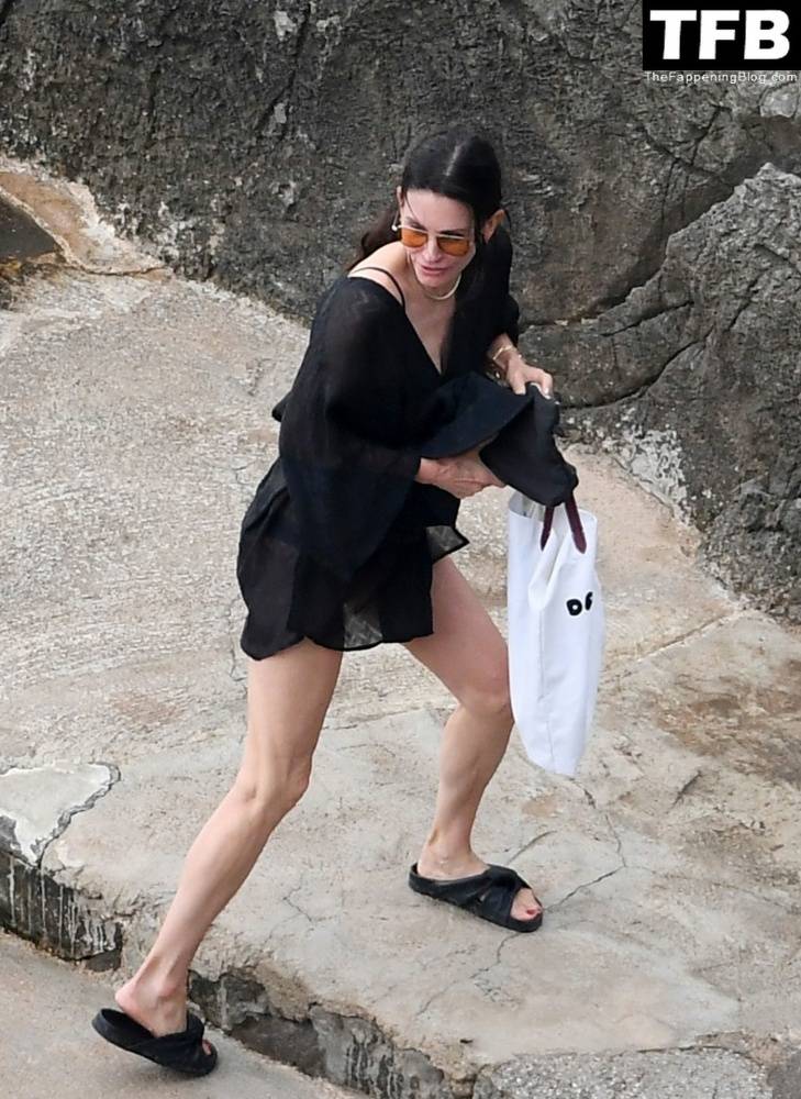 Courteney Cox Enjoys the Summer Holiday with Johnny McDaid in Positano - #20