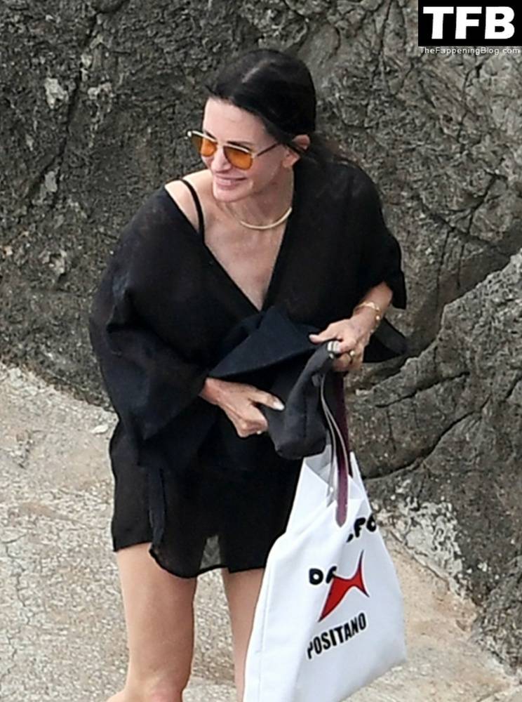 Courteney Cox Enjoys the Summer Holiday with Johnny McDaid in Positano - #1