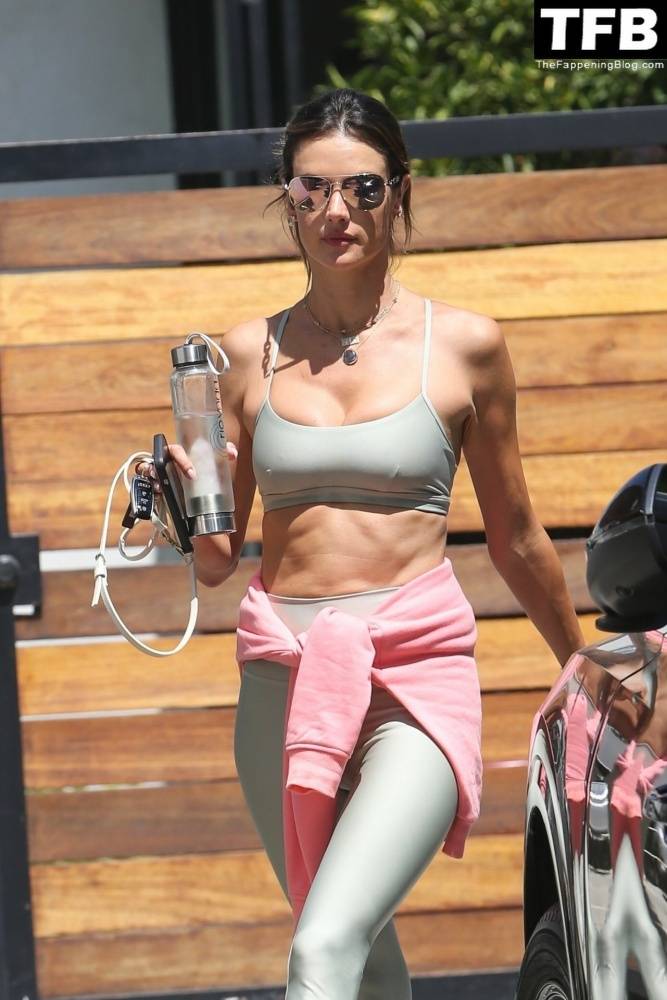 Alessandra Ambrosio Starts Off Her Week with a Trip to the Gym - #61