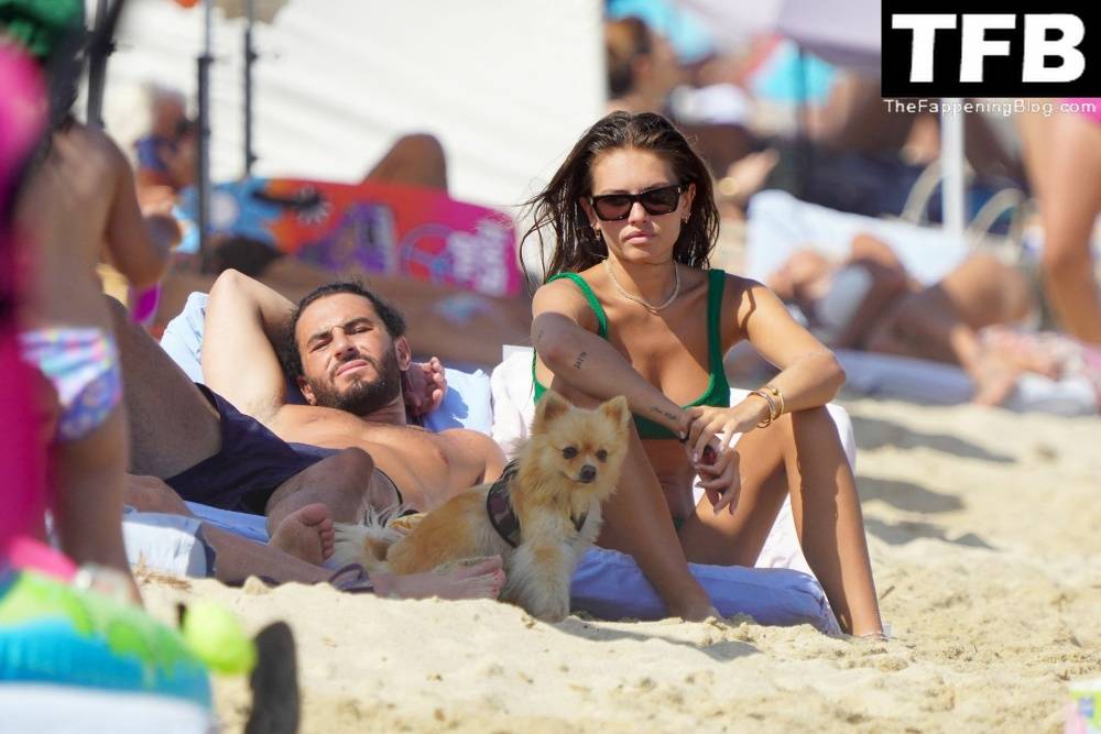 Thylane Blondeau & Ben Attal Enjoy a Day on the Beach in St Tropez - #10