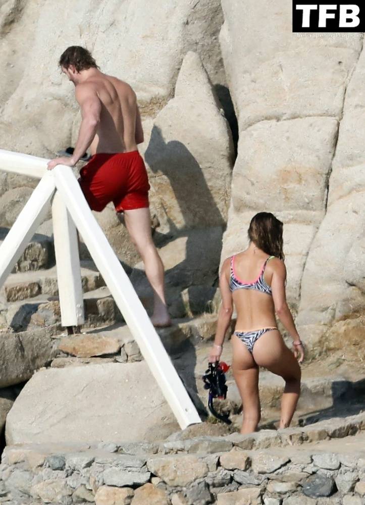 Nina Agdal & Logan Paul Enjoy a Day Snorkeling at the Beach in Mykonos - #63