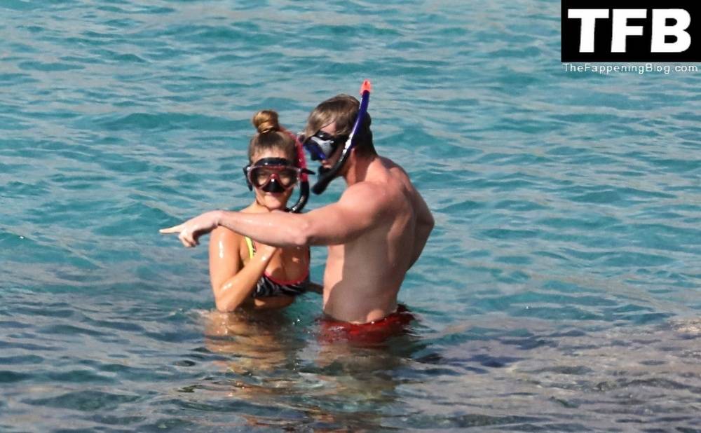 Nina Agdal & Logan Paul Enjoy a Day Snorkeling at the Beach in Mykonos - #93