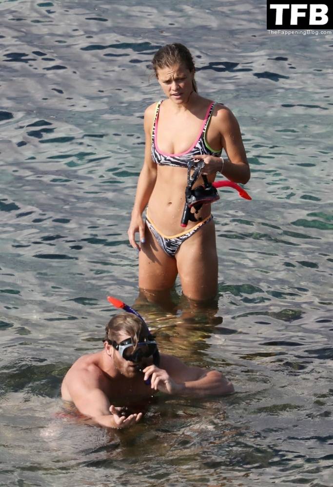 Nina Agdal & Logan Paul Enjoy a Day Snorkeling at the Beach in Mykonos - #98