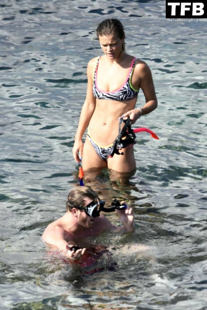 Nina Agdal & Logan Paul Enjoy a Day Snorkeling at the Beach in Mykonos - #10