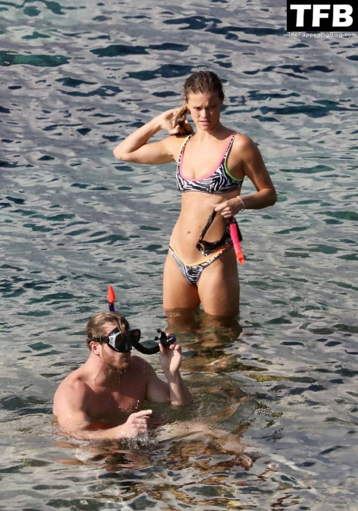 Nina Agdal & Logan Paul Enjoy a Day Snorkeling at the Beach in Mykonos - #64