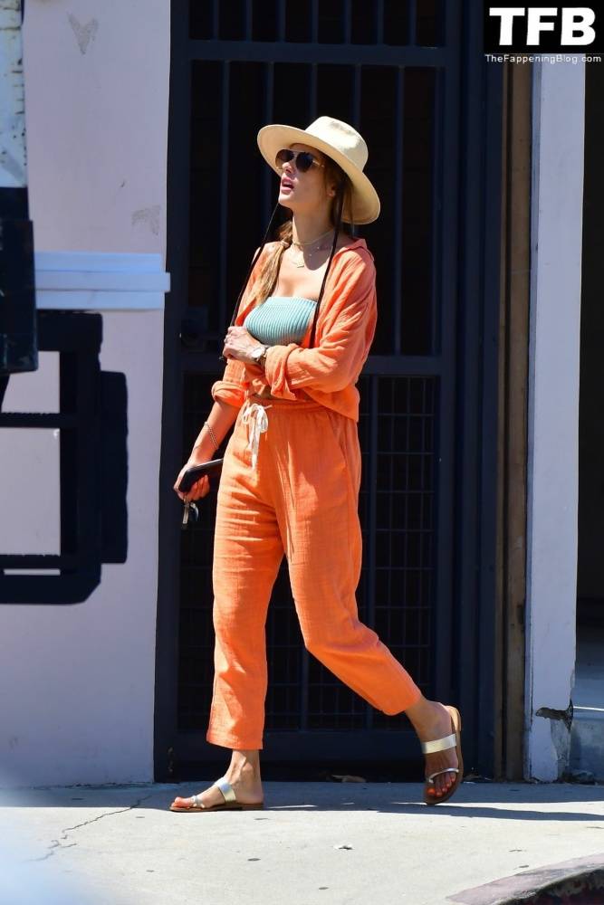Alessandra Ambrosio Takes Her Daughter Out for Lunch in Malibu - #37