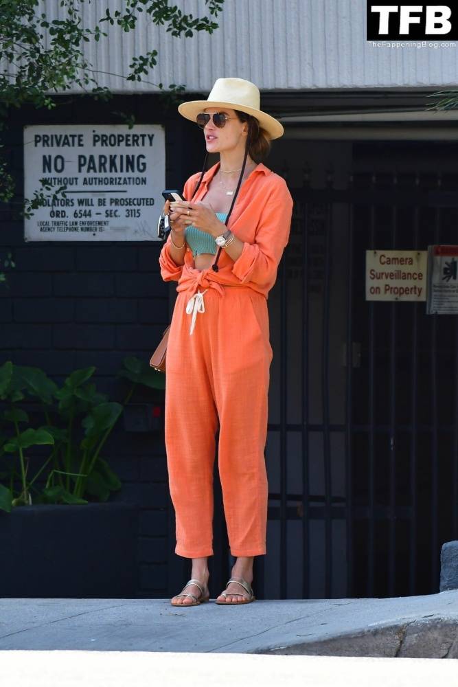 Alessandra Ambrosio Takes Her Daughter Out for Lunch in Malibu - #44