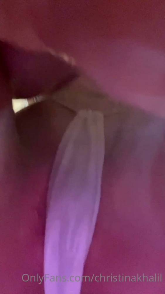 Christina Khalil POV Slingkini Shower Onlyfans Video Leaked - #12