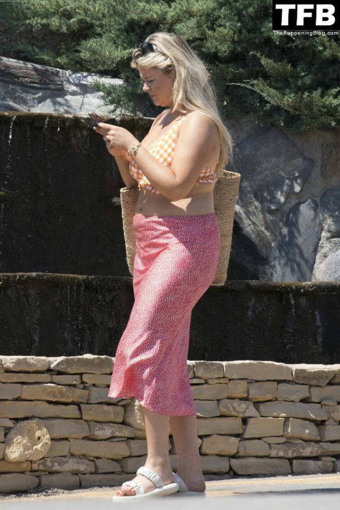 Emily Atack is Seen Having Fun by the Sea and Doing a Shoot on Holiday in Spain - #28