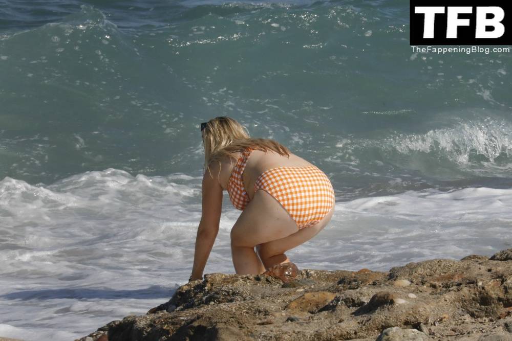 Emily Atack is Seen Having Fun by the Sea and Doing a Shoot on Holiday in Spain - #39