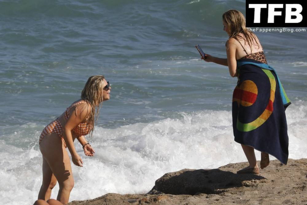 Emily Atack is Seen Having Fun by the Sea and Doing a Shoot on Holiday in Spain - #4