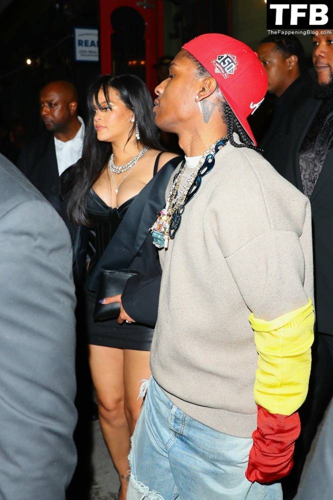 Rihanna & ASAP Rocky Have a Wild Night Out For the Launch in New York - #17