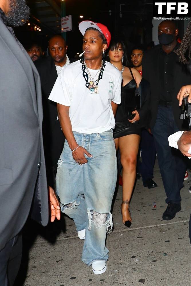 Rihanna & ASAP Rocky Have a Wild Night Out For the Launch in New York - #15