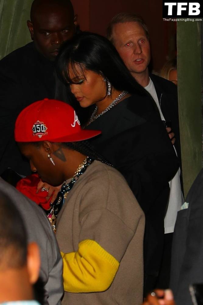 Rihanna & ASAP Rocky Have a Wild Night Out For the Launch in New York - #29