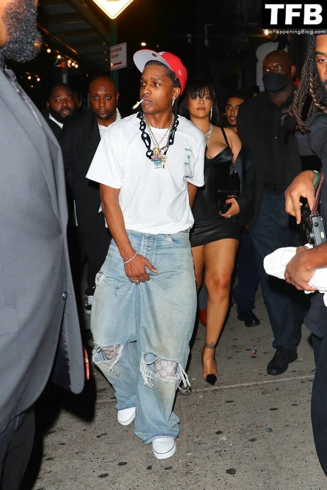 Rihanna & ASAP Rocky Have a Wild Night Out For the Launch in New York - #18
