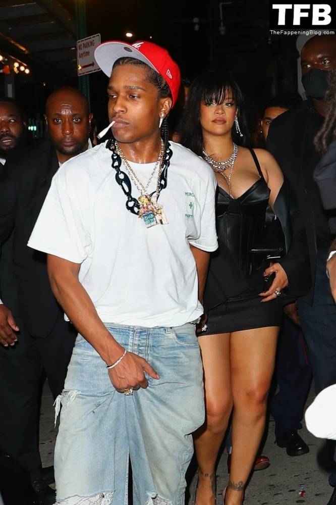 Rihanna & ASAP Rocky Have a Wild Night Out For the Launch in New York - #30
