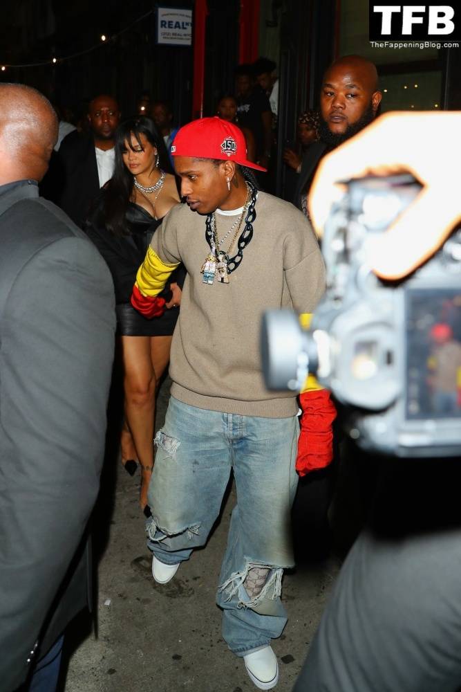 Rihanna & ASAP Rocky Have a Wild Night Out For the Launch in New York - #21