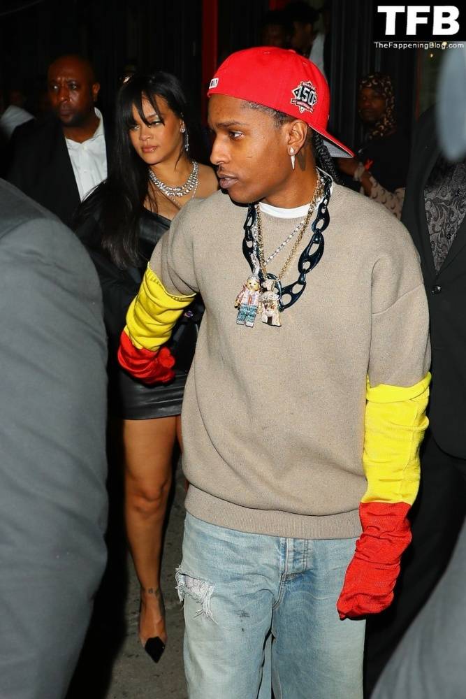 Rihanna & ASAP Rocky Have a Wild Night Out For the Launch in New York - #24