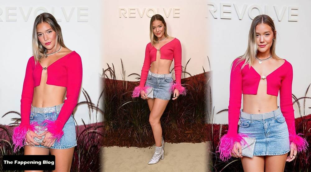 Olivia Ponton Goes Braless as She Arrives at the Revolve Event in Manhattan - #4