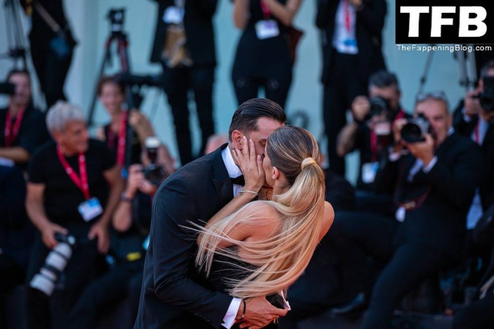 Alessandro Basciano Proposes to Sophie Codegoni During 1CThe Son 1D Red Carpet at the 79th Venice International Film Festival - #47