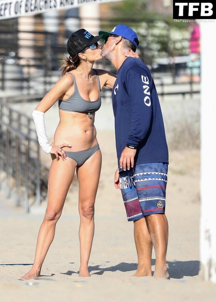 Alessandra Ambrosio Plays Beach Volleyball with Her Boyfriend and Fellow Model Friend - #13
