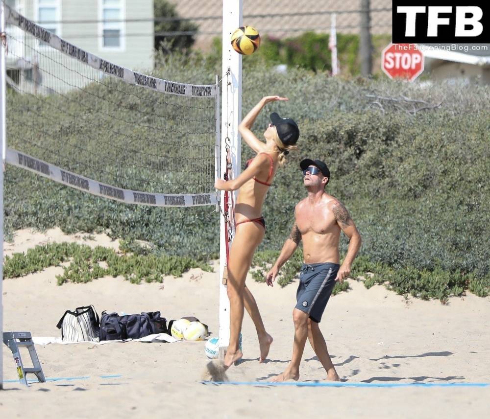 Alessandra Ambrosio Plays Beach Volleyball with Her Boyfriend and Fellow Model Friend - #3