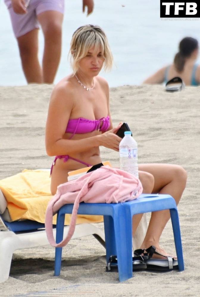Ashley Roberts Enjoys the Beach on Holiday in Marbella - #1