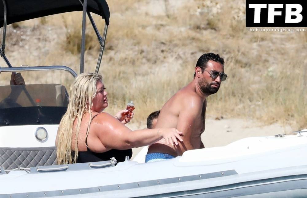 Gemma Collins Flashes Her Nude Boobs on the Greek Island of Mykonos - #61