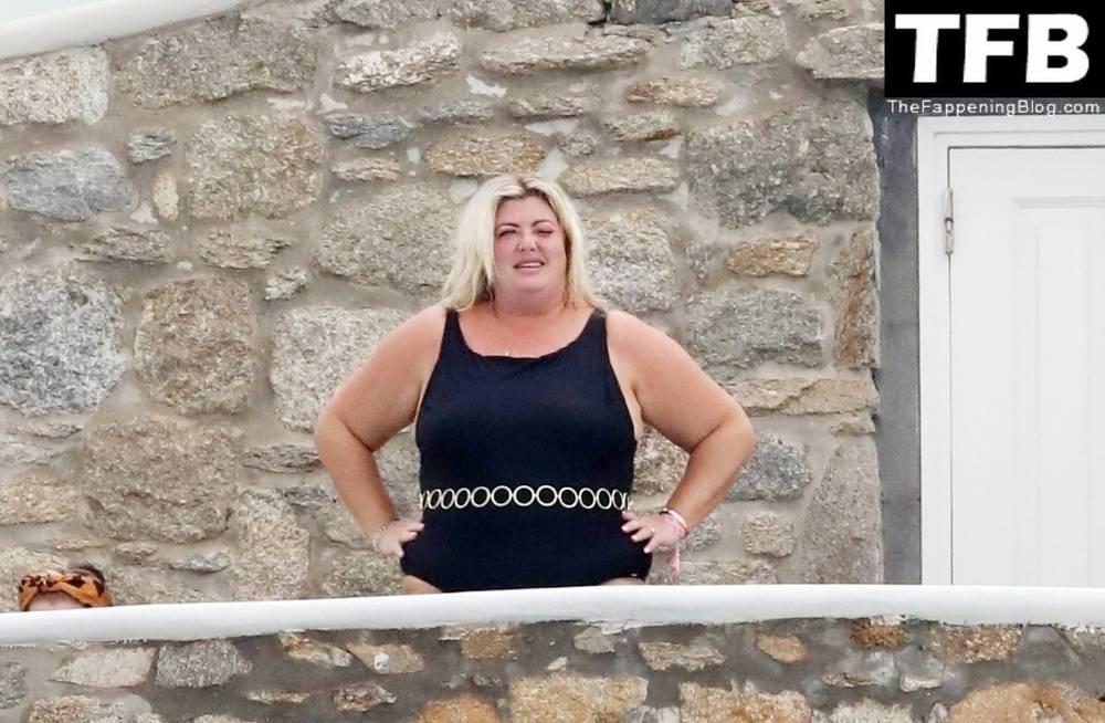 Gemma Collins Flashes Her Nude Boobs on the Greek Island of Mykonos - #36