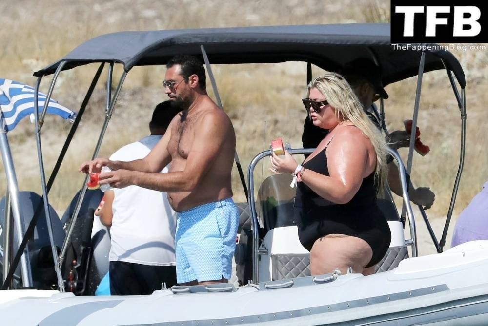 Gemma Collins Flashes Her Nude Boobs on the Greek Island of Mykonos - #38
