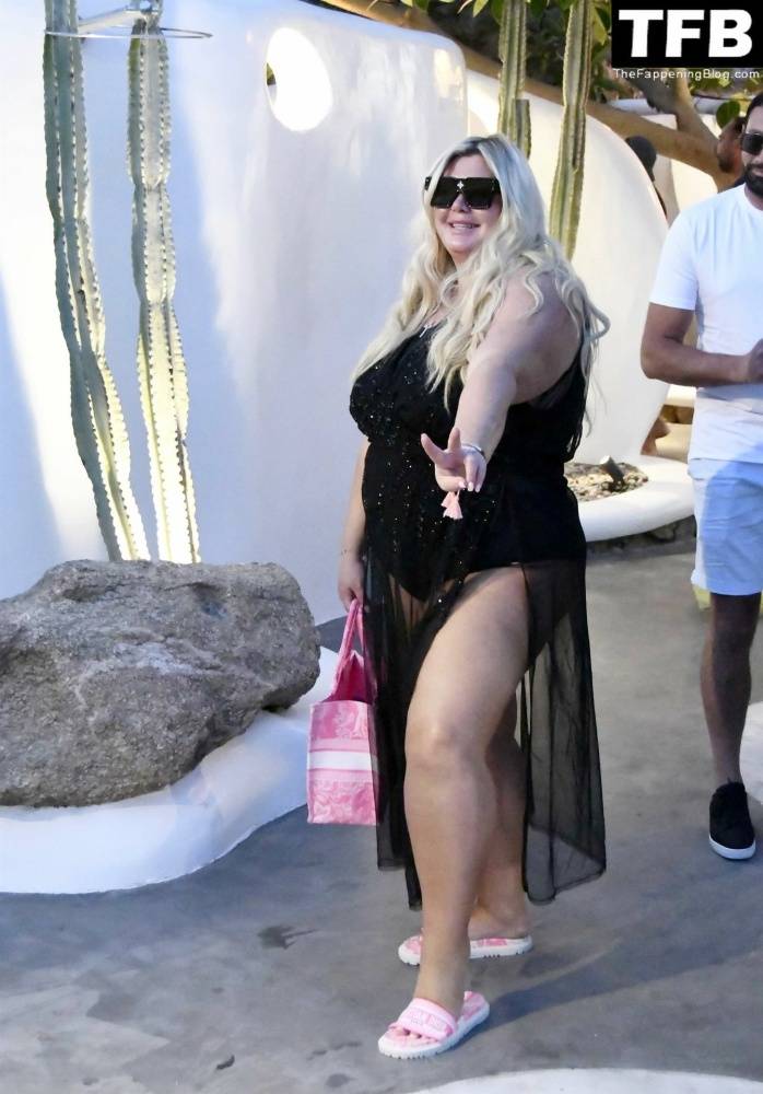 Gemma Collins Flashes Her Nude Boobs on the Greek Island of Mykonos - #72