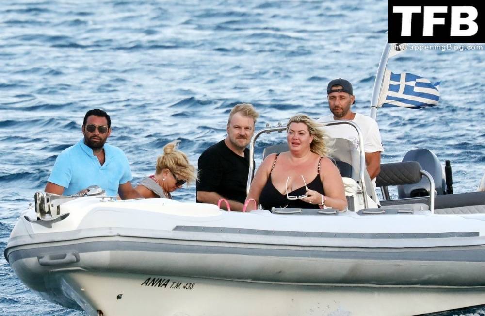 Gemma Collins Flashes Her Nude Boobs on the Greek Island of Mykonos - #77