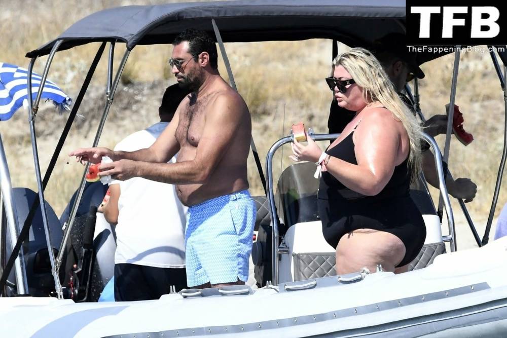Gemma Collins Flashes Her Nude Boobs on the Greek Island of Mykonos - #73