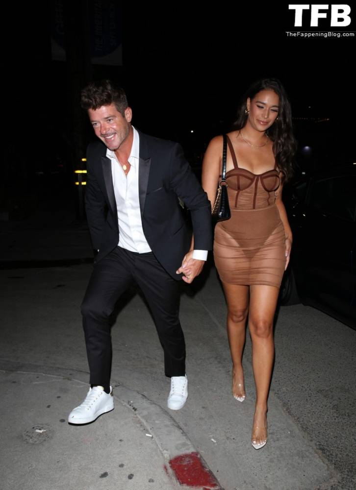 April Love Geary & Robin Thicke are One HOT Couple - #16