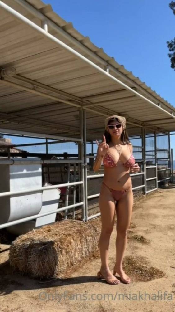 Mia Khalifa Topless Bikini Pasties Onlyfans Video Leaked - #3
