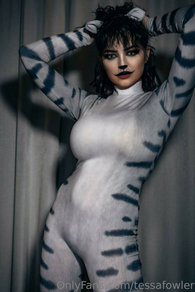 Tessa Fowler Nude Cat Suit Strip OnlyFans Set Leaked - #32