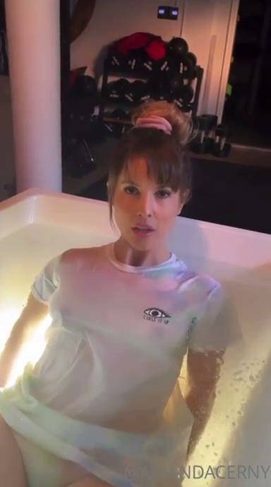 Amanda Cerny Nipple Wet T-Shirt Onlyfans Video Leaked - #3